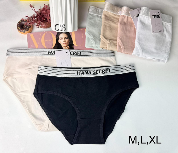 Majtki damskie Roz M-XL, Mix kolor Paczka 24 szt